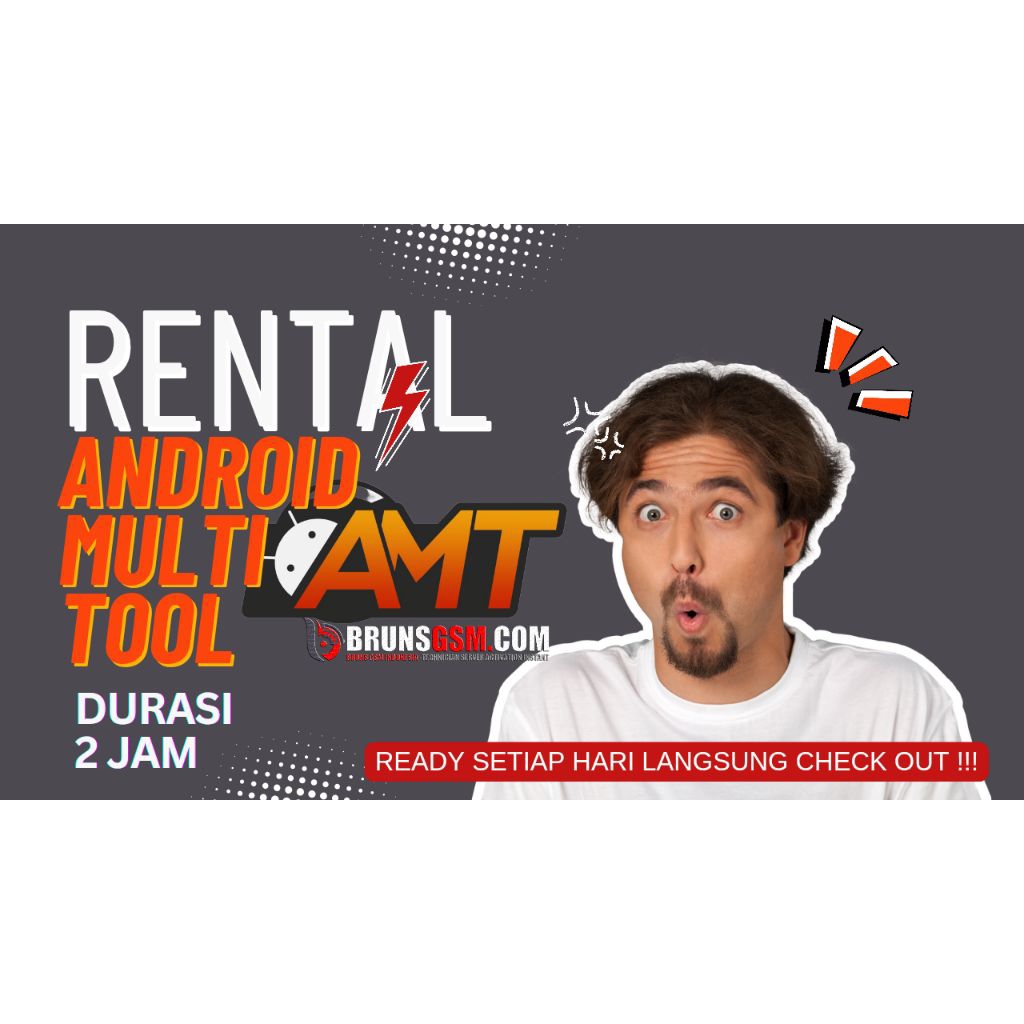 Rental AMT Tool 2 Jam + 5 Credit | Sewa AMT Tool 2 Jam + 5 Credit