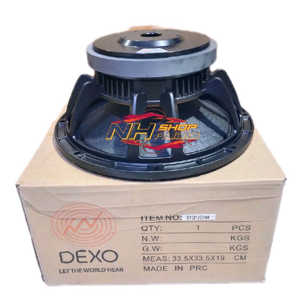 Speaker Dexo SYQ12G144 Mid Low 12 inchi Original VC 3in Maxx 800 Watt spesker 12inchi 12G144 Coil 3i