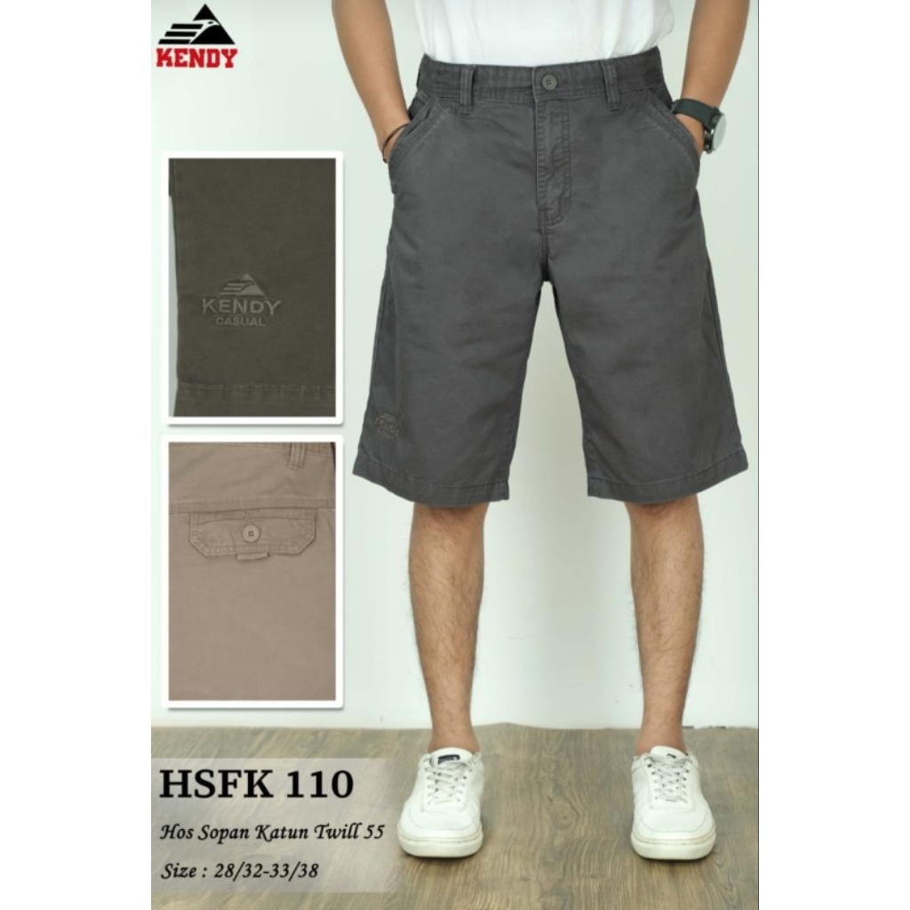 Celana KENDY Original pendek polos HSF /// Celana KENDY Chinos Pendek