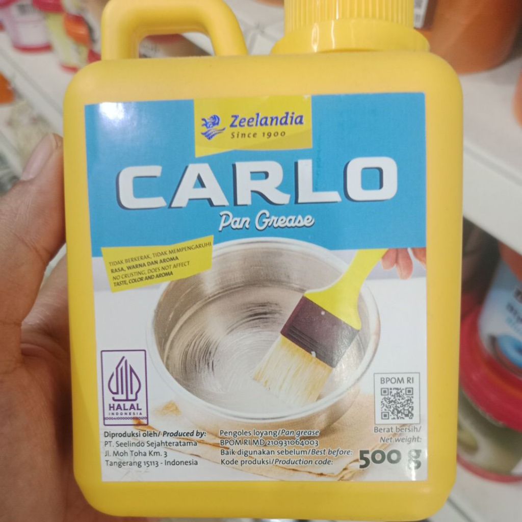 

CARLO PAN GREASE | CARLO OLESAN ANTI LENGKET 500 GRAM