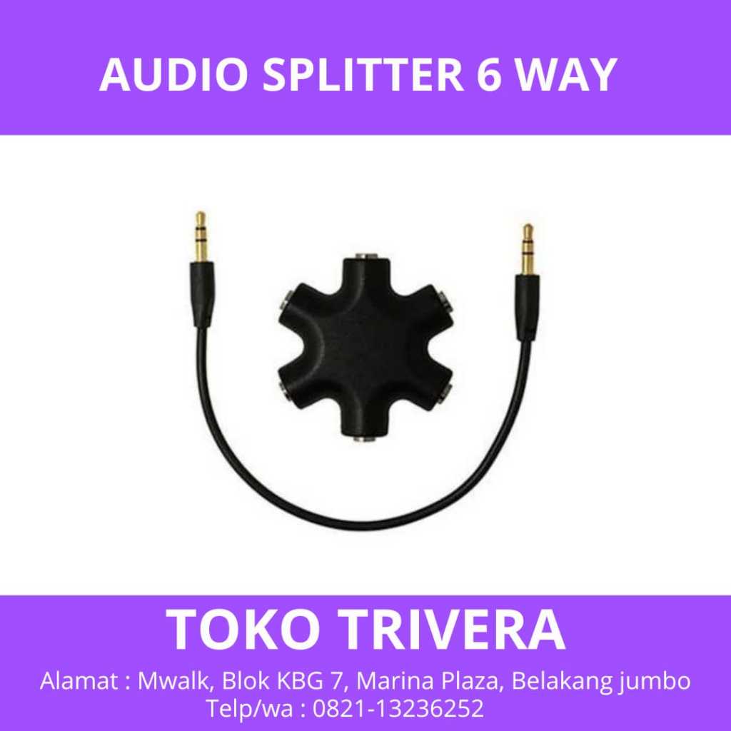 AUDIO SPLITTER / SPLITTER AUDIO 6WAY