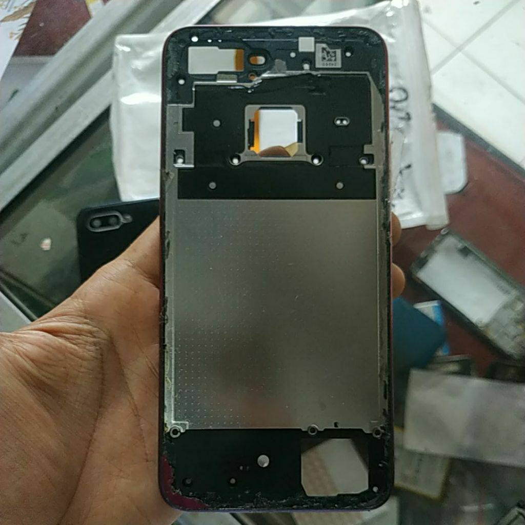 BEZZEL BEKAS OPPO F9 TOMBOL KOMPLIT