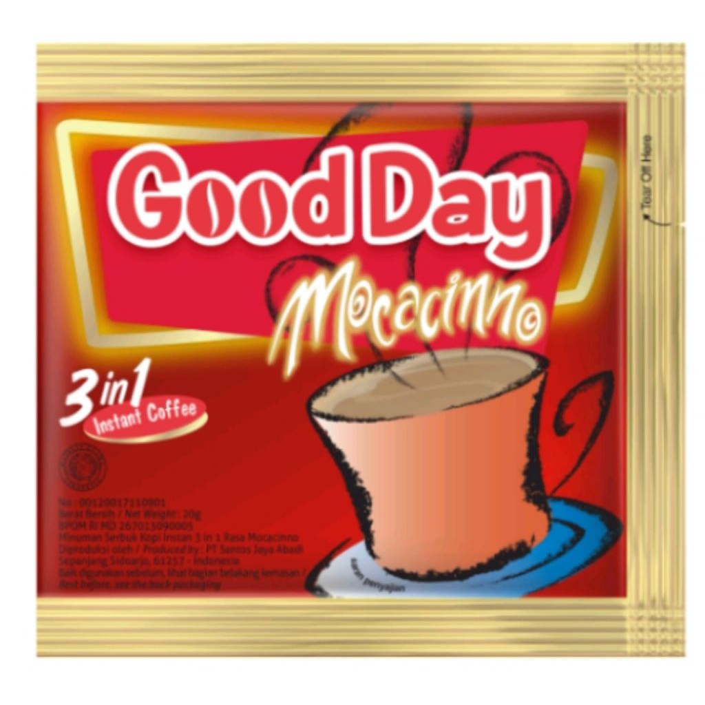 

KOPI GOOD DAY MOCACINNO KARTONAN 12 RTG x 10 BKS X 20 GR