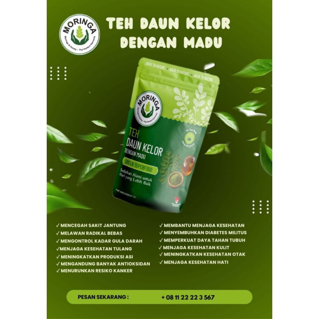 

Teh Celup Daun Kelor