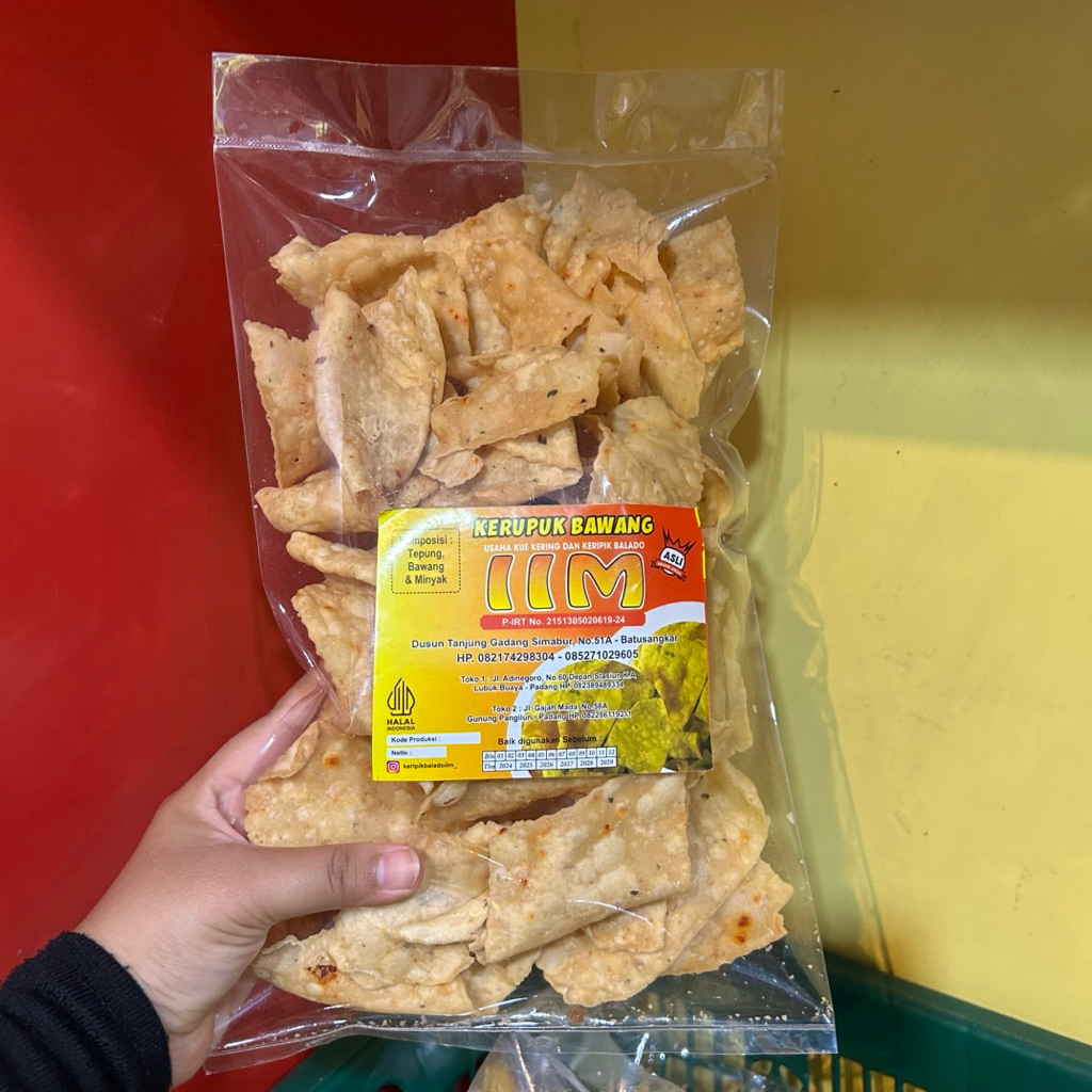 

IIM DAKAK DAKAK | Kerupuk Bawang | Cemilan Kue Bawang | Cemilan khas Minang