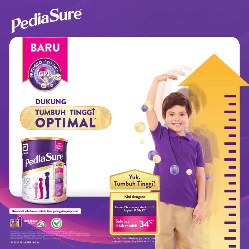 

PediaSure Go Cokelat (1-10th) - Nutrisi UHT - 48x110ml