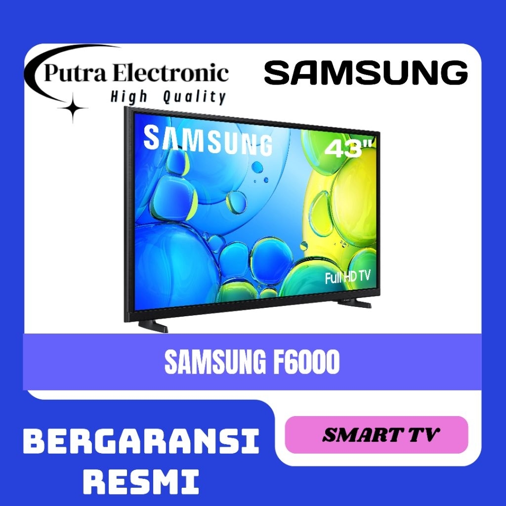 SAMSUNG 43F6000 / UA43F6000 / 43F6000FKXXD FULL HD SMART TV 43 INCH 2025 SERIES