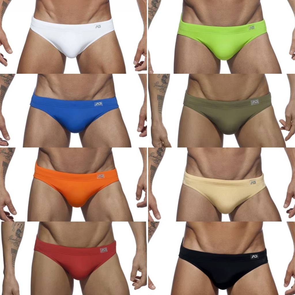 ADDICTED Celana Renang Seksi Pria Men Sexy Swimwear Solid Color ADS205