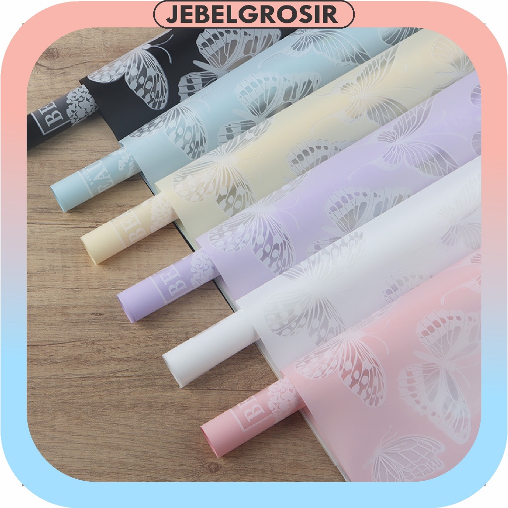 

20 Lembar Kertas Buket Bunga Kupu Kupu Butterfly Flower Wrapping Kertas Florist KB6196