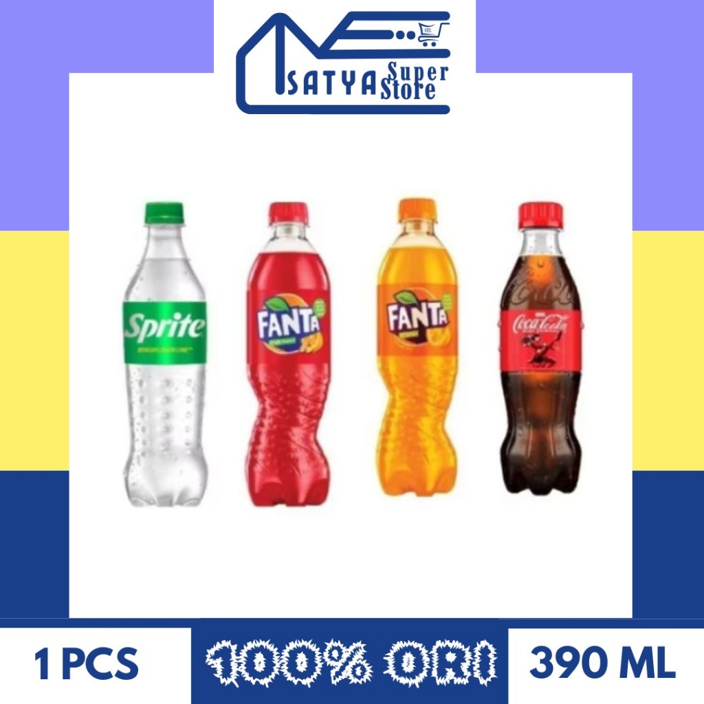 

SOFT DRINK COLA / FANTA / SPRITE KEMASAN 390ML