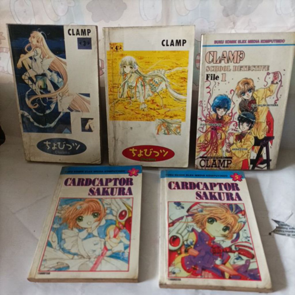komik preloved Clamp cardcaptor sakura chobits  clamp school detective x