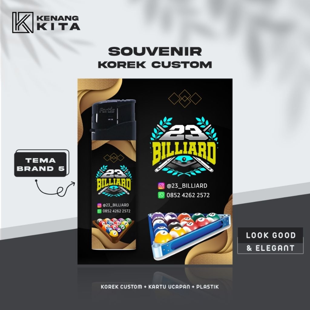 Souvenir Pernikahan Unik Korek Custom Brand [Minimal Order 50 Pcs]