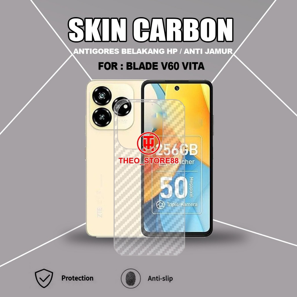 ZTE BLADE A35 ZTE BLADE A52 ZTE BLADE A53 PRO ZTE BLADE A54 ZTE BLADE A55 ZTE BLADE A72 GARSKIN CARB