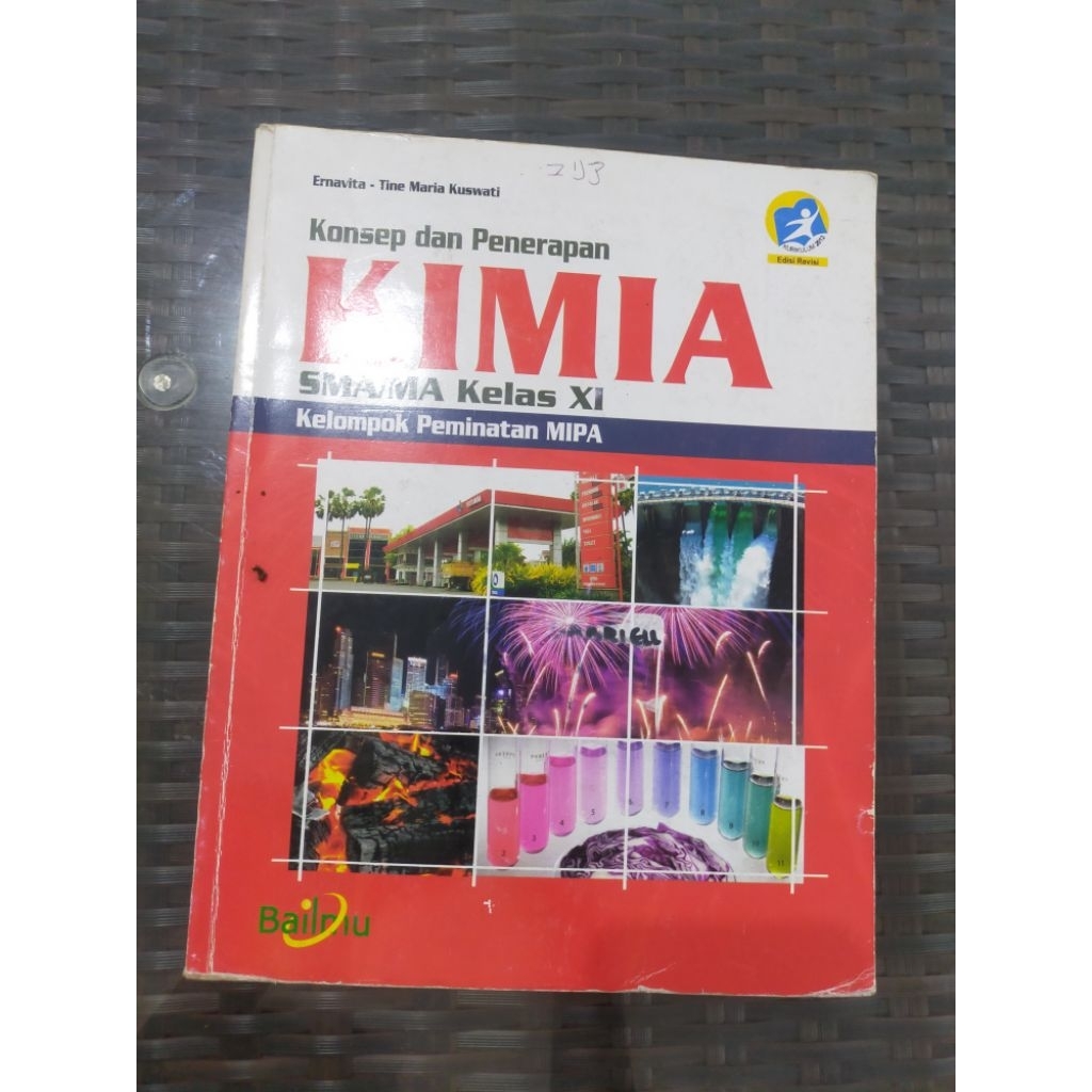 Buku Konsep dan Penerapan Kimia - kelas XI SMA/MA - Ernavita & Tine Maria Kuswati - Bailmu