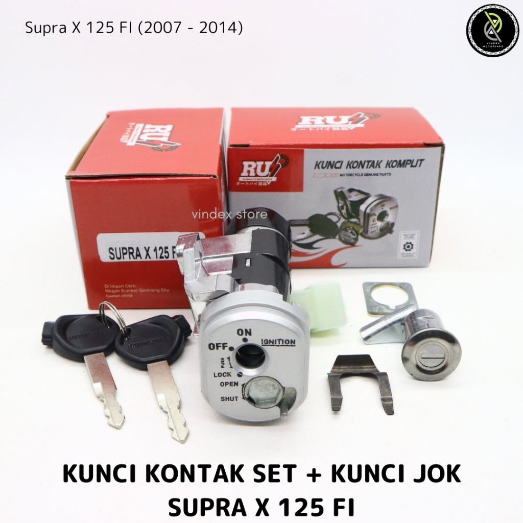 KUNCI KONTAK SET KUNCI JOK SUPRA X 125 FI 2007 2008 2009 2010 2011 2012 2013 2014