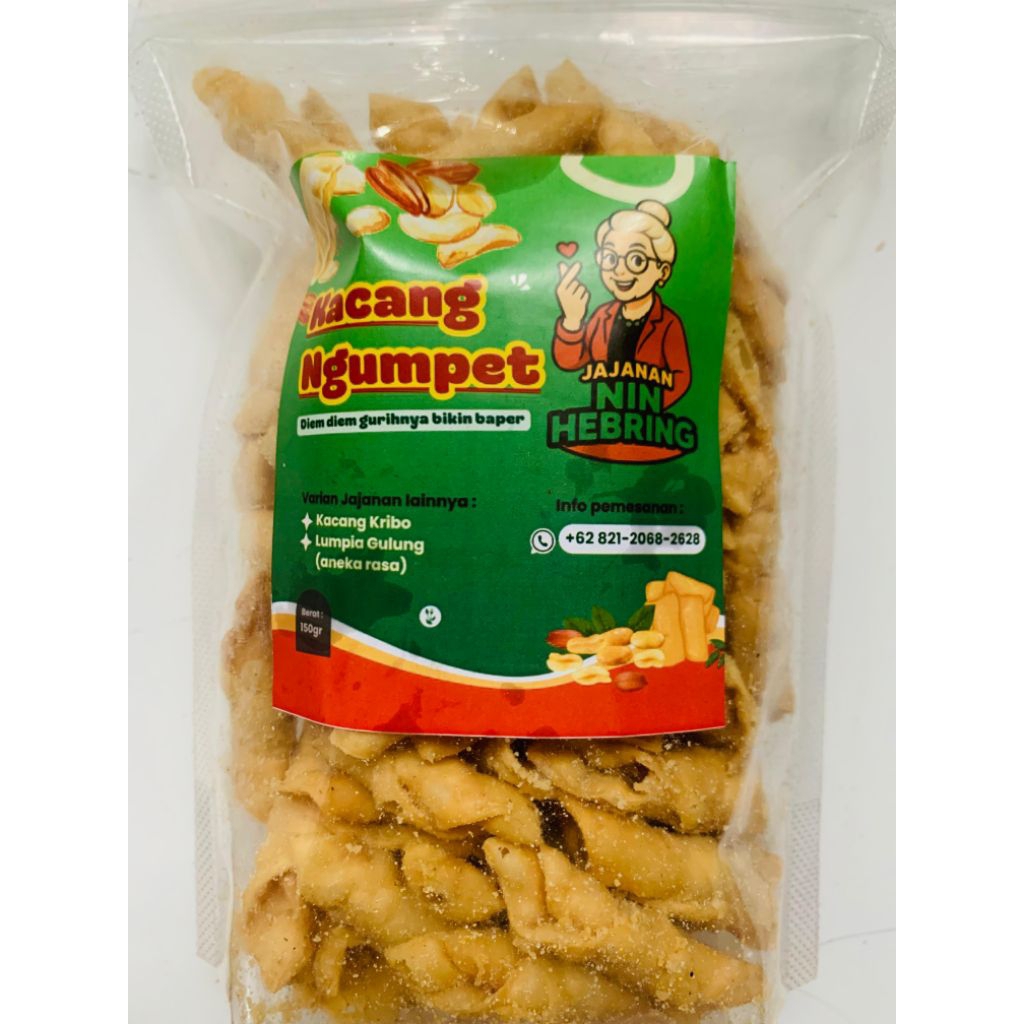

snack makanan ringan kacang ngumpet