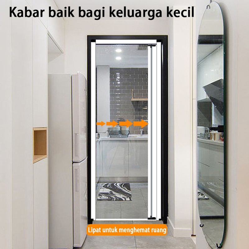 [Anti Tikus] pintu lipat geser sliding sarang lebah folding door pintu kamar mandi Ukuran