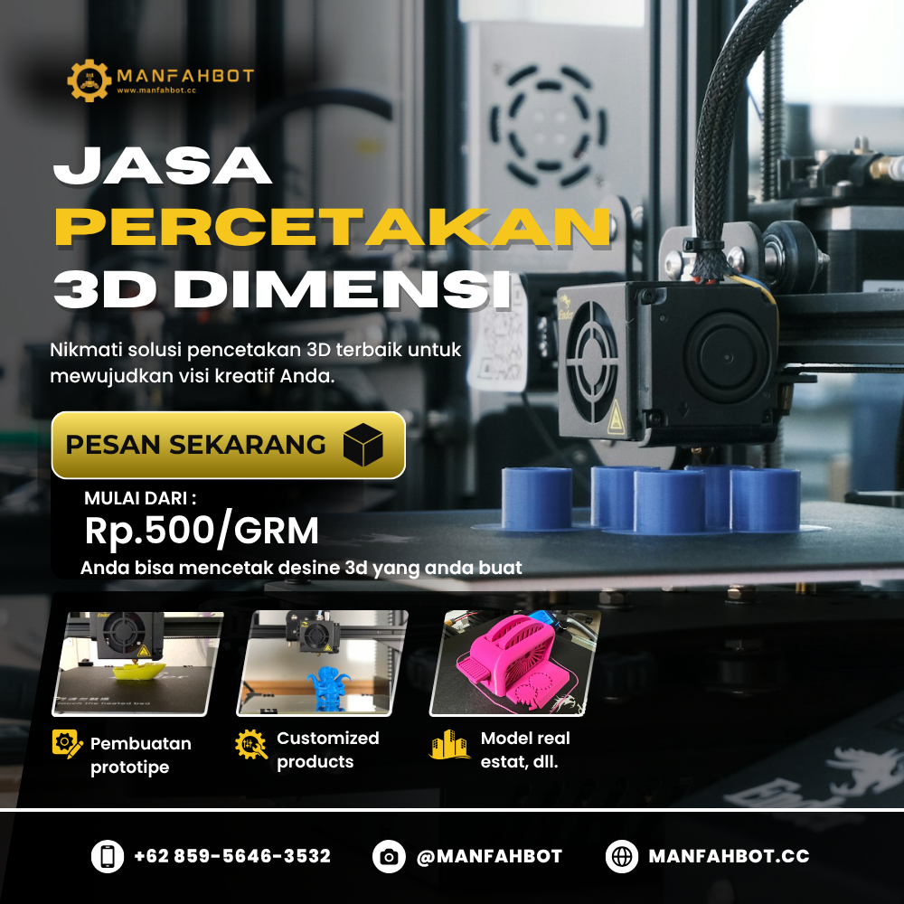 Jasa Cetak 3D Custom, Jasa Print 3D Custom, Jasa 3D Printing – Presisi & Custom Ukuran
