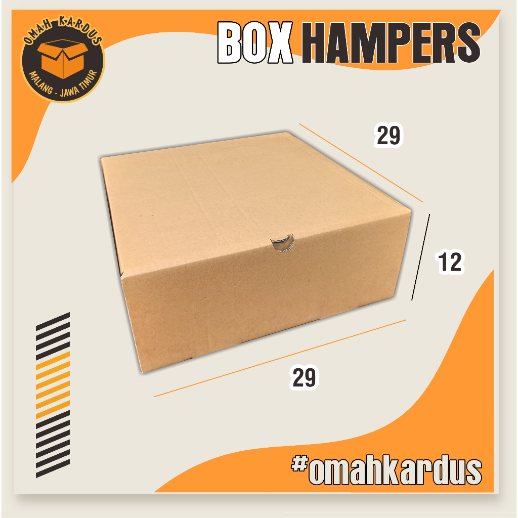 

Box Hampers/Kosmetik 29x29x12 cm B FLUTE / kardus box polos / kardus diecut / box diecut / box hampers / kardus hampers / box baju / kardus baju / box hijap / kardus dus box