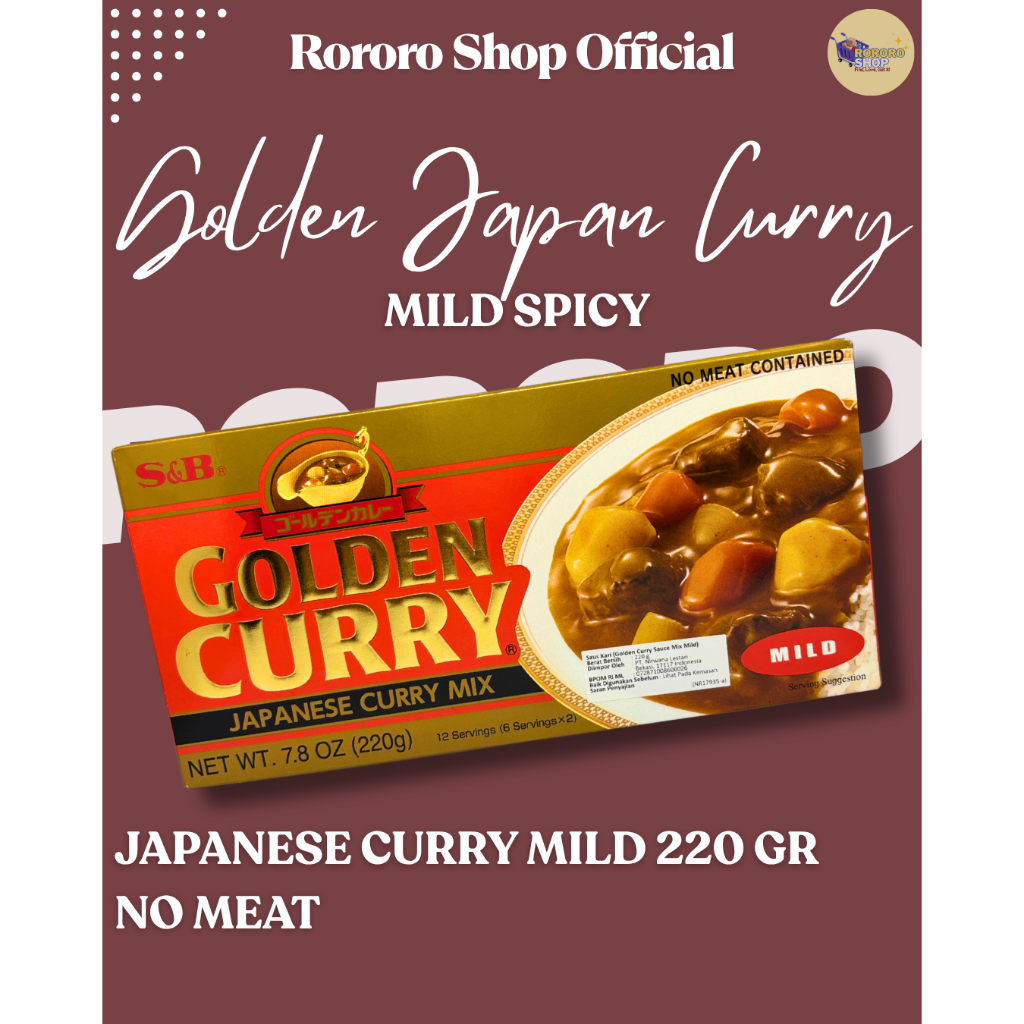 

Golden Curry Mild | 220 gram | Kari Jepang rasa Mild | Curry only, No meat Masakan