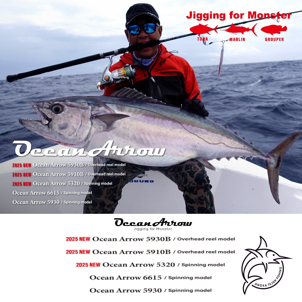 Joran Pancing Ripple Fisher Ocean Arrow 2025 Jigging Rod