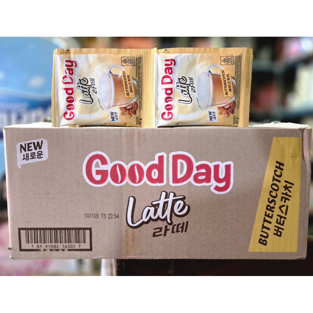 

Good day latte Ras butter scotch perdus isi 12 renceng x 10sachet