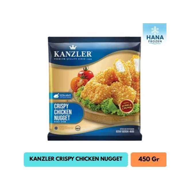 

KANZLER CRISPY CHICKEN NUGGET 450 GRAM EXTRA MEATY