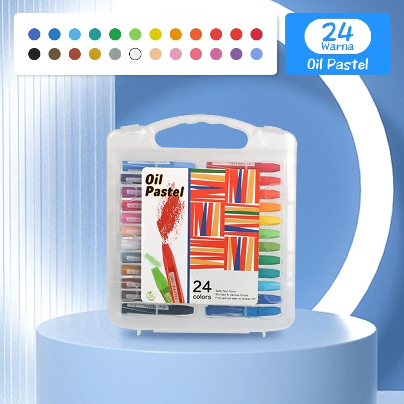 

Crayon Oil Pastel Warna Lengkap Isi 24 Warna