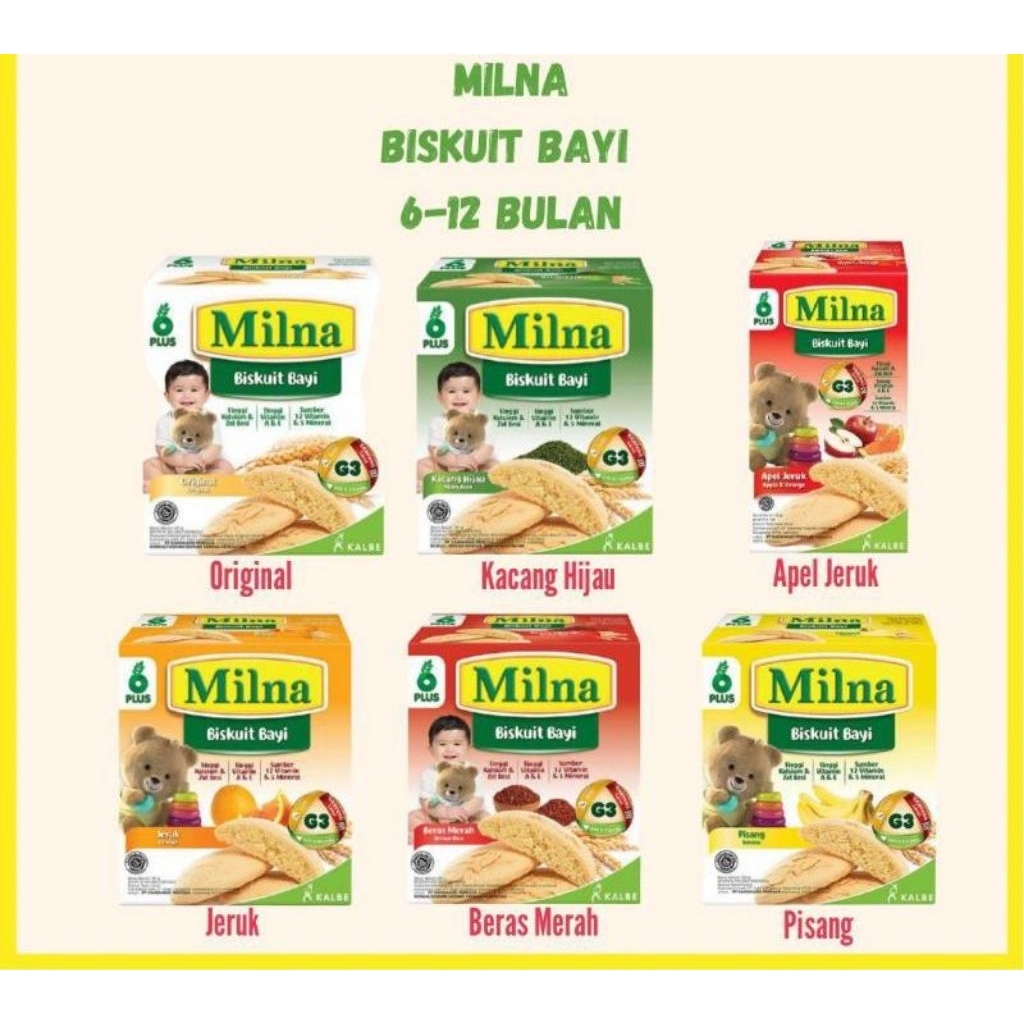 Milna Biskuit Bayi / Cemilan Bayi