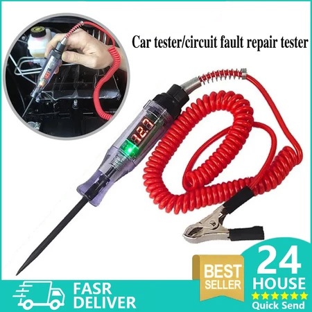 Testpen Digital Tester Testpen Kelistrikan Listrik Mobil Motor 6-24v auto voltage Digital Obeng Test