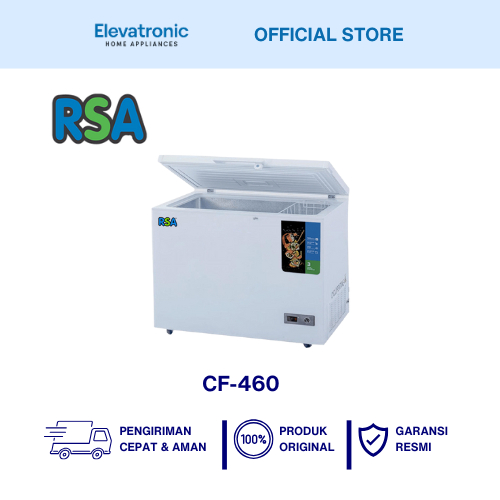 CHEST FREEZER RSA CF-460 400 LITER FREEZER BOX 400L LEMARI PEMBEKU