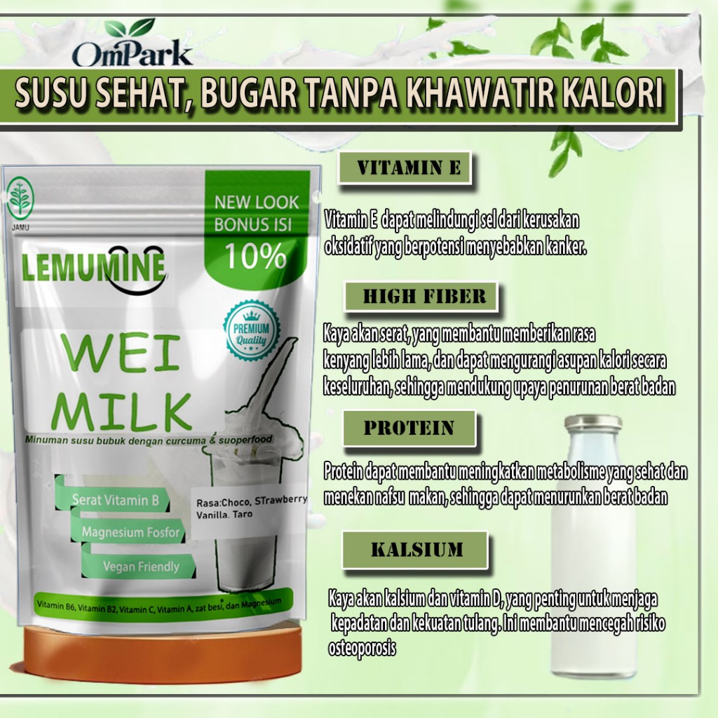 

New // Susu Penggemuk Badan Dewasa Lemumine (500G) // 100% Original