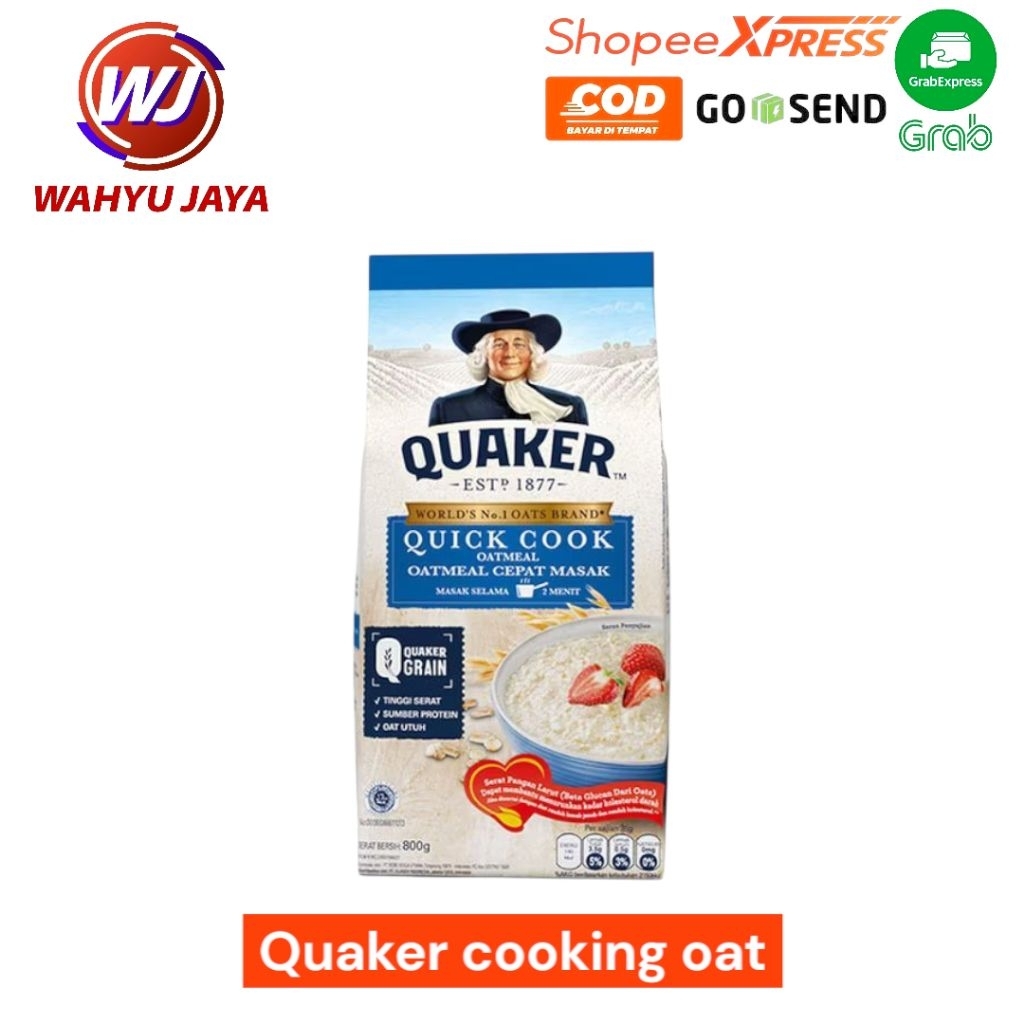 

Quaker cooking oatmeal 800gram