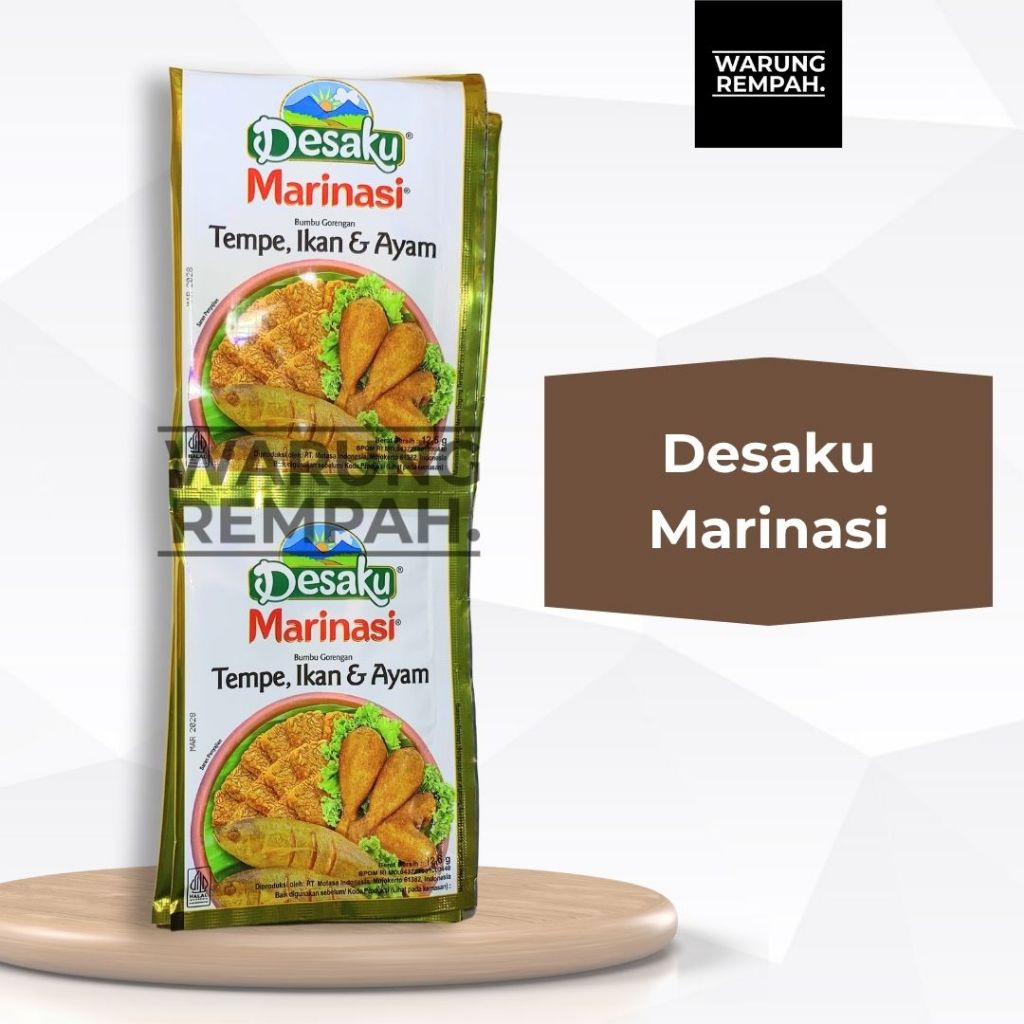 

Desaku Marinasi Bumbu Tempe Ikan Ayam Sachet 1 Renceng