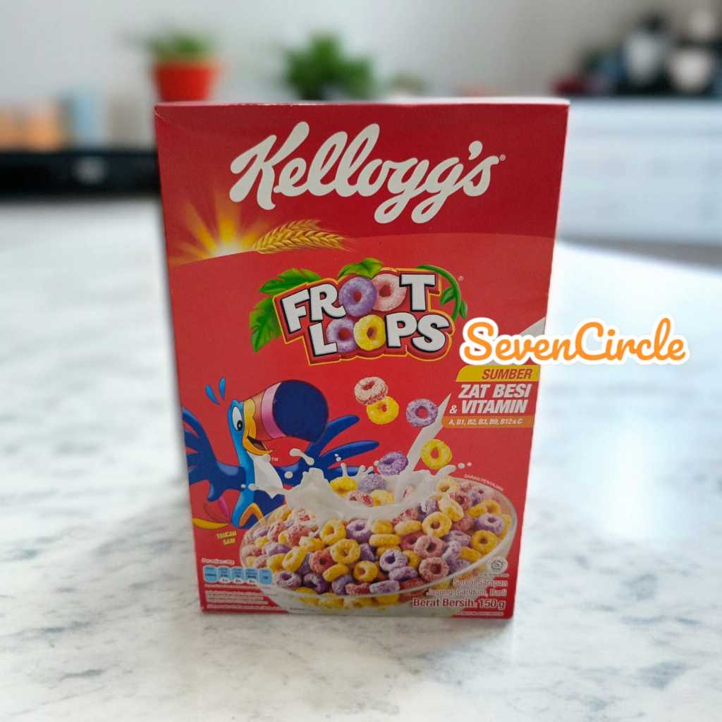 

Kellogg’s Froot Loops 150g - Cereal Buah Berwarna-warni yang Lezat & Bergizi (EXP : 27/2/26)