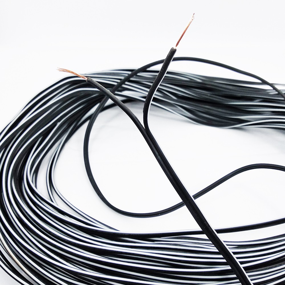KABEL LISTRIK STRIP HITAM PUTIH KECIL PERMETER