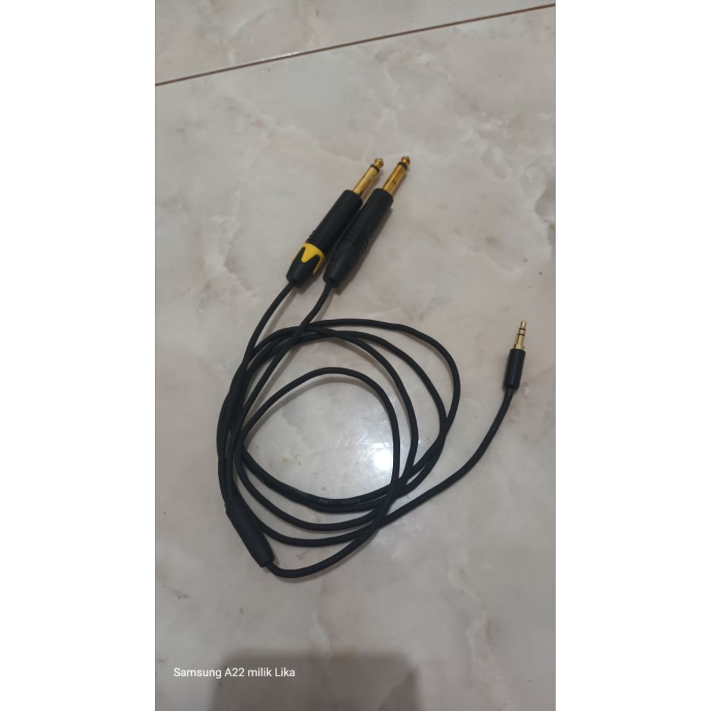 kabel Jack audio input HP ke Mixer