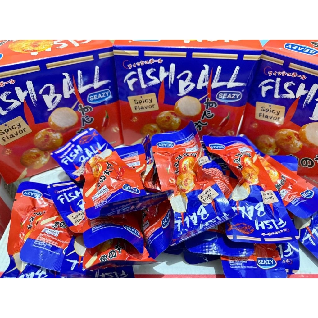 

Fish Ball Seazy rasa spicy n curry isi 20pc