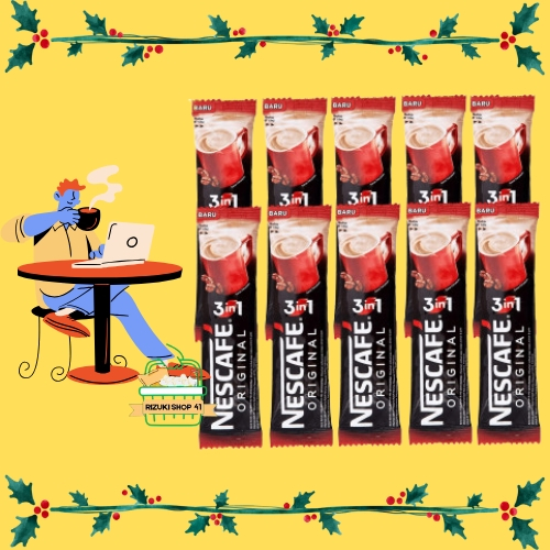 

Nescafe 3in1 Kopi Lezat Ala Cafe, Praktis & Kental