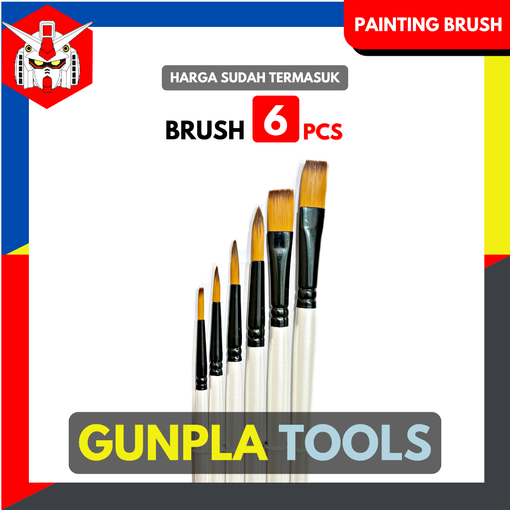 

Kuas Set Brush Gundam Painting Tools Lukis