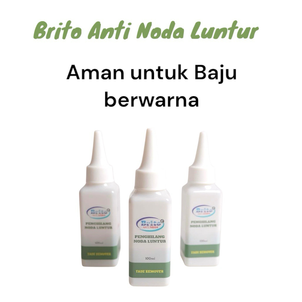 Pakaian Luntur Brito Anti Noda Penghilang Noda Luntur