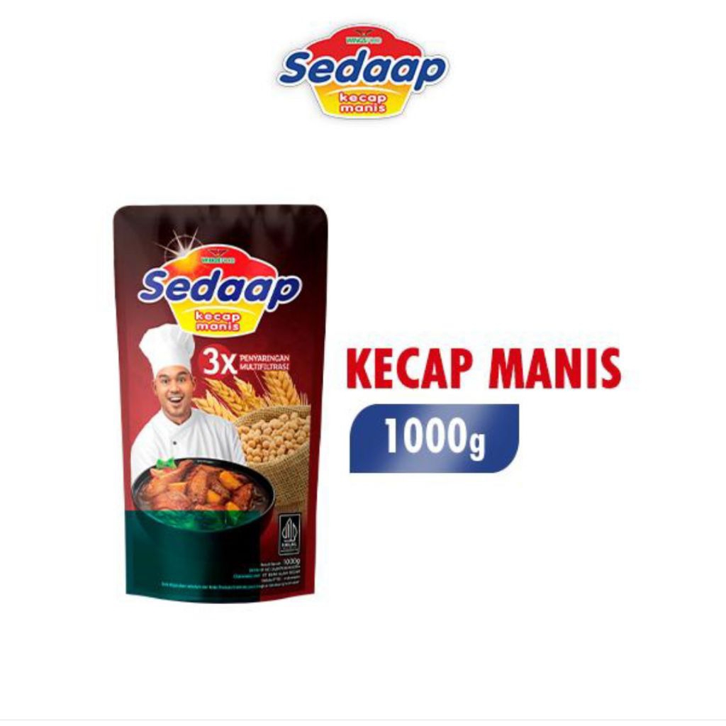 

[Kalimantan] SEDAAP Kecap Manis Refill 1000gr