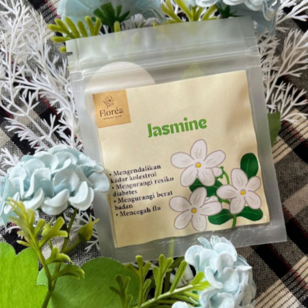 

florèa - Flower Tea Jasmine Teh bunga herbal Teh bunga alami Teh kesehatan sachet Teh Instan 5gr