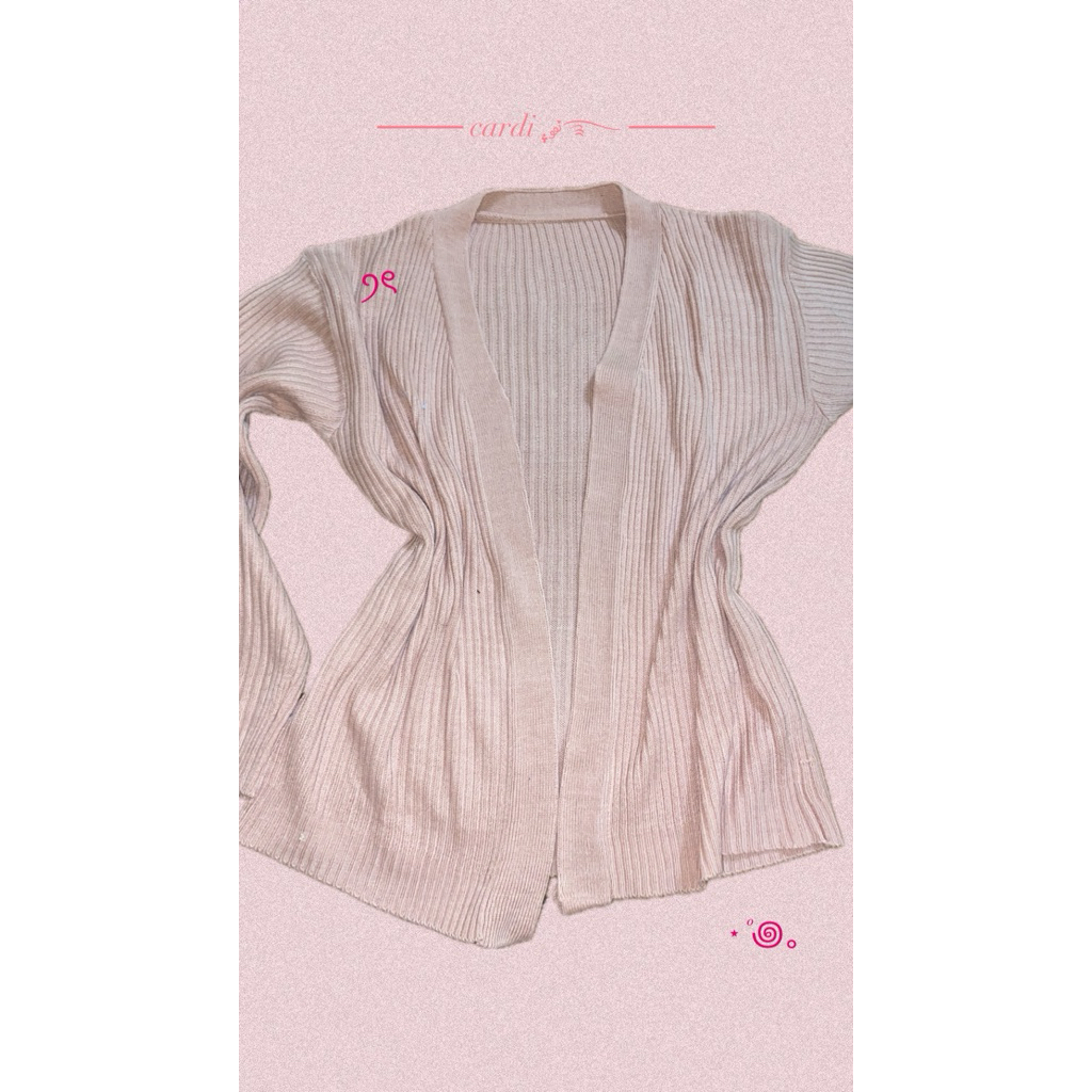 cardigan pink