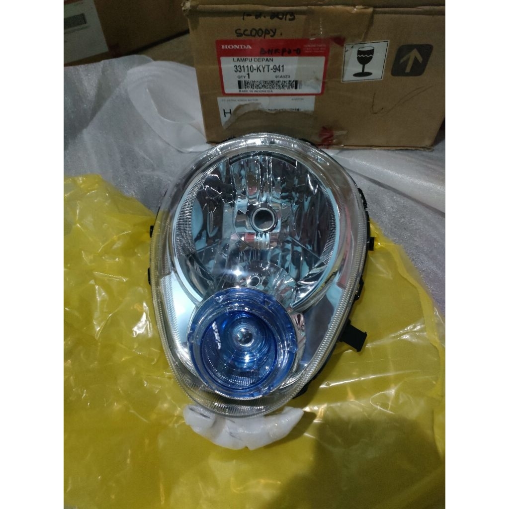 33110-kyt-941 lampu depan (reflektor) Scoopy 2013 Ahm