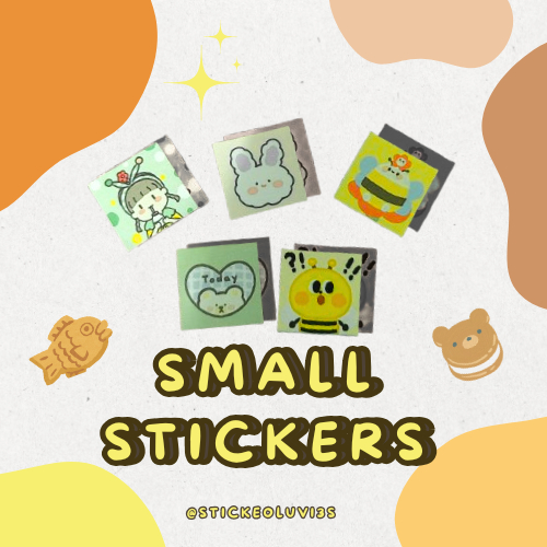 

Stiker Kotak Kecil Ukuran Mini | Untuk Freebies, Paket, dan Lainnya | Motif Lucu dan Beragam