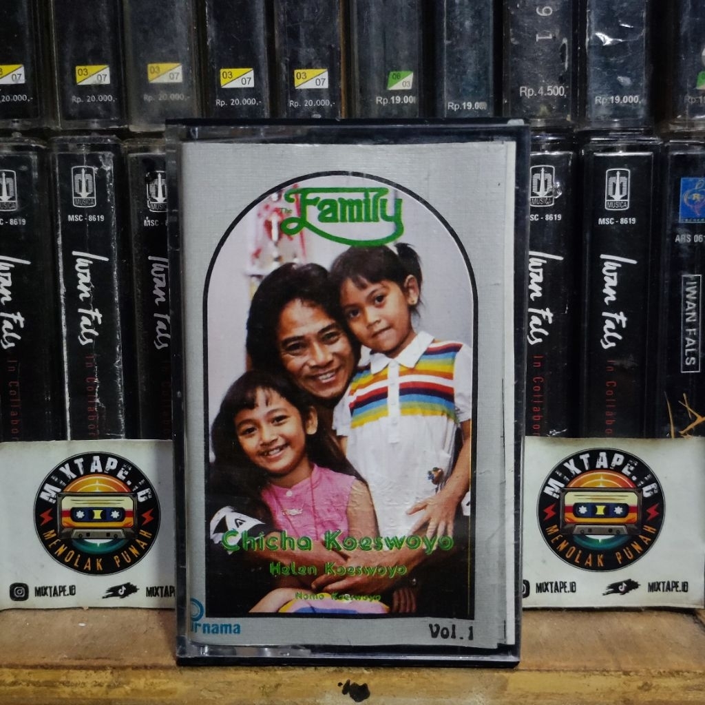 Kaset Pita - Chica Koeswoyo - Helen Koeswoyo - The Family Vol 1 - Lagu Anak Anak - Radio Tape - Kase