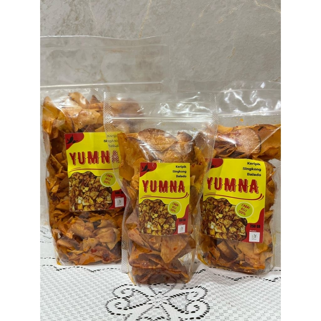 

Keripik Singkong Balado YUMNA 100gr