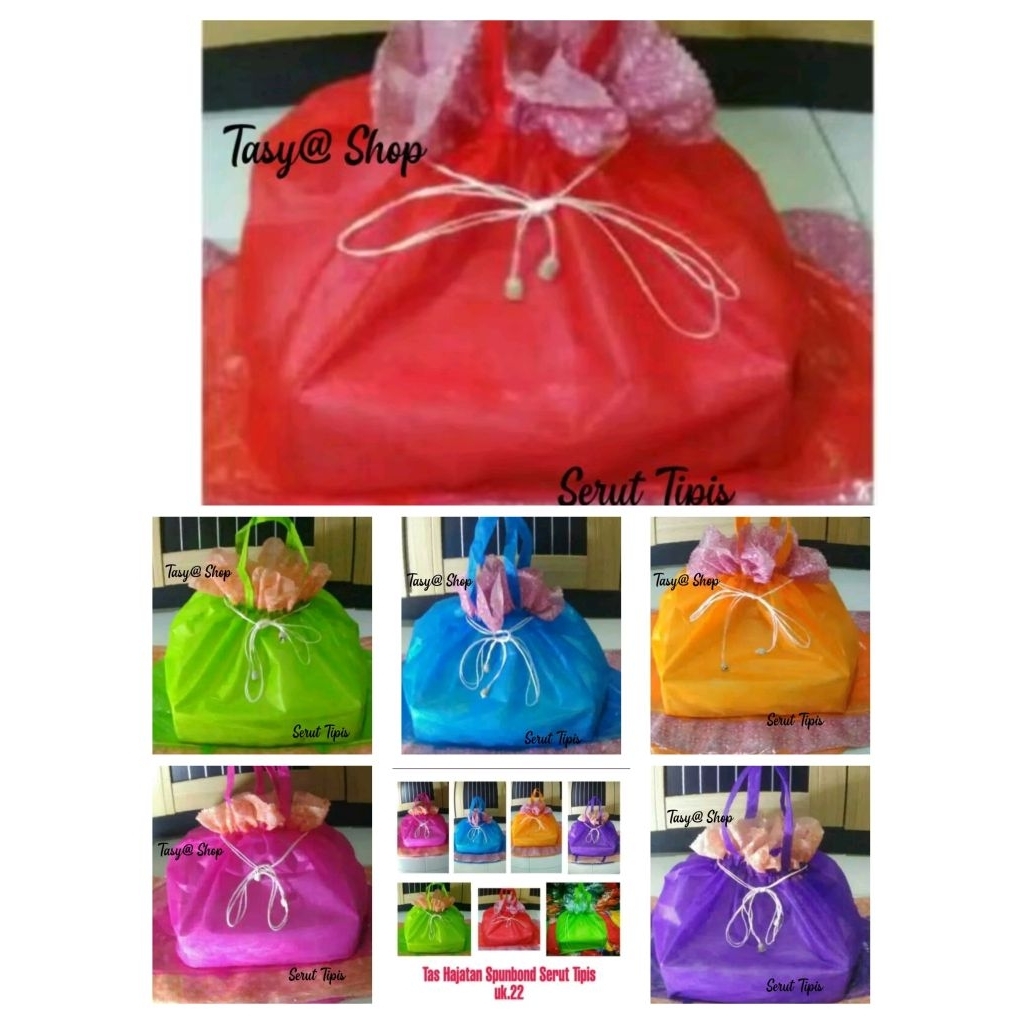 

1 lusin (isi 12pcs) UK 22x22 Tas hajatan serut tipis