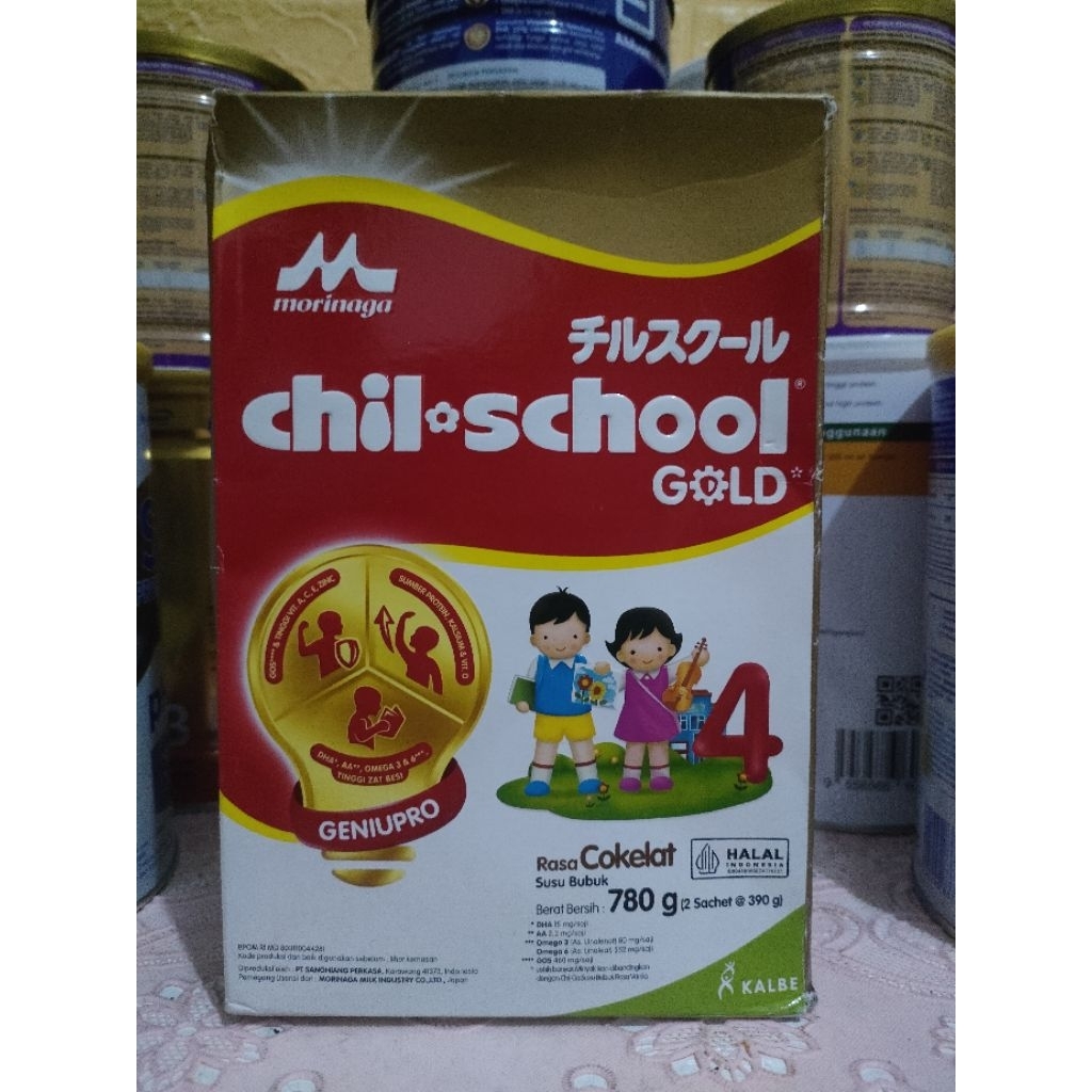

Chil*School Gold 4 rasa coklat 780g (exp.2026)